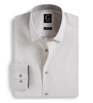 Slim Fit Geo Print Dress Shirt