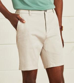 Modern Fit Garment Dye Rover Shorts With Hidden Zip Pocket