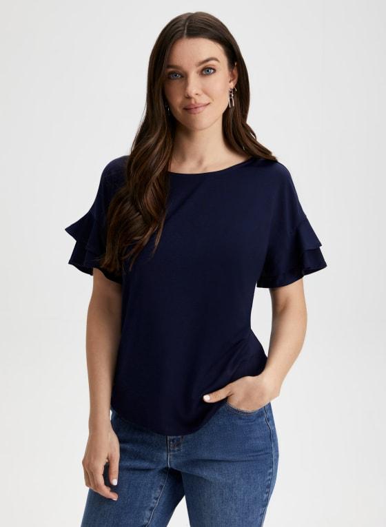 Ruffle Sleeve Top