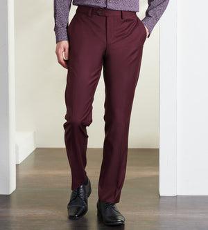 Slim Fit Solid Suit Separate Pants