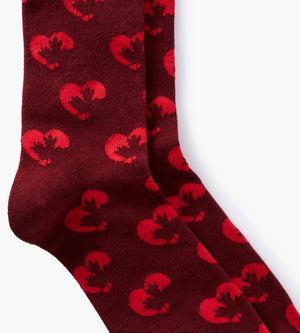 Canadian Hearts Socks