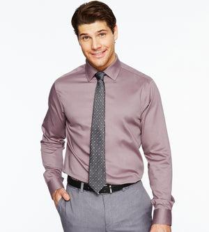 Modern Fit Non-Iron Sateen Dress Shirt