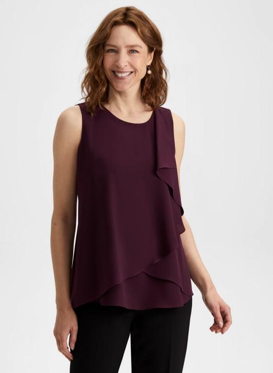 Double Layer Sleeveless Blouse