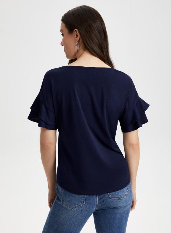 Ruffle Sleeve Top