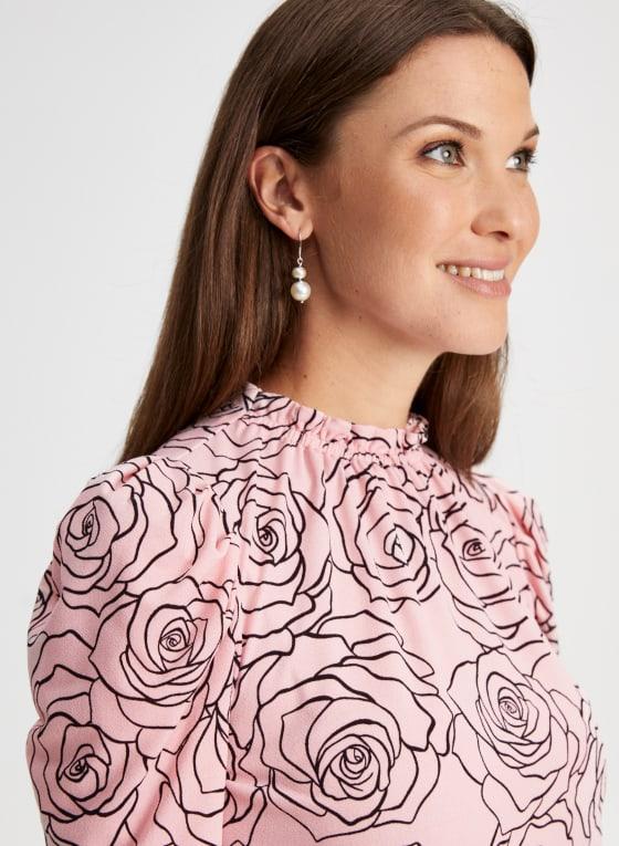 Rose Print Top