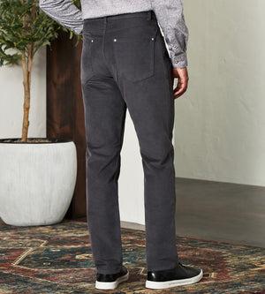 Modern Fit Five-Pocket 360° Stretch Herringbone Pants