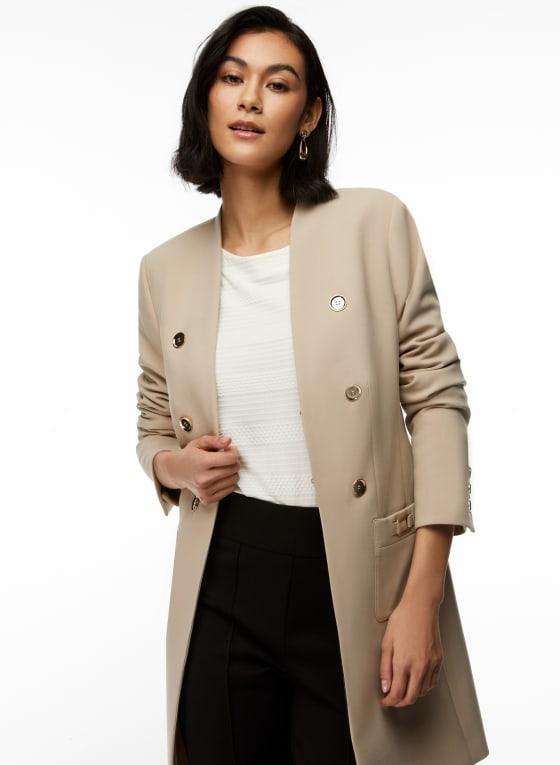 Long Button Detail Jacket