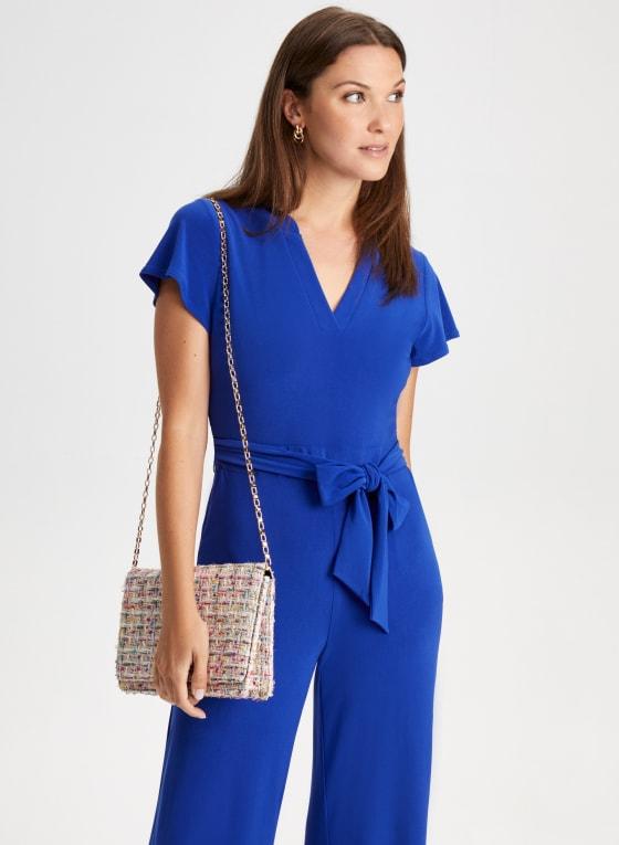 Wide Leg V-Neck Jumpsuit