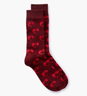 Canadian Hearts Socks