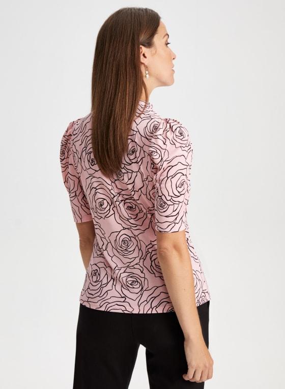 Rose Print Top