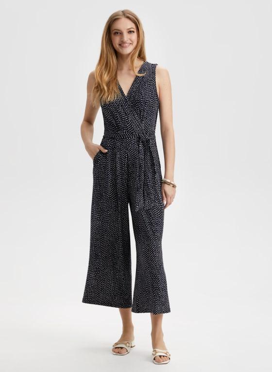 Polka Dot Print Jumpsuit