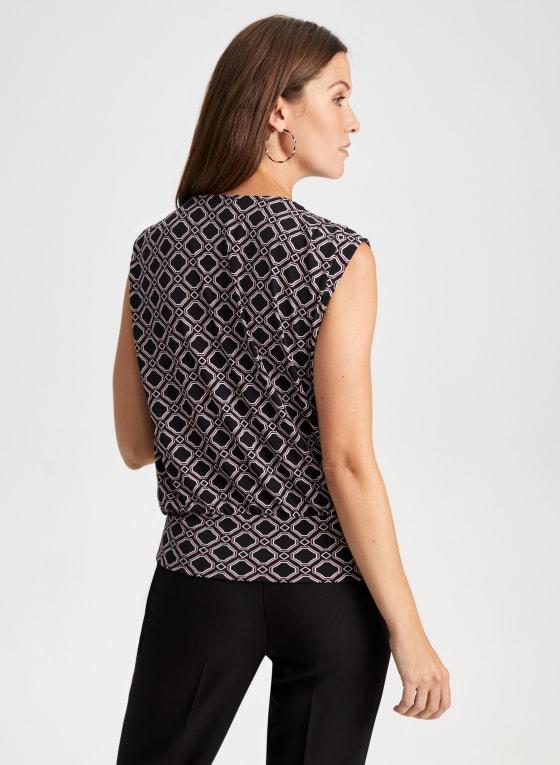 Geometric Print Top