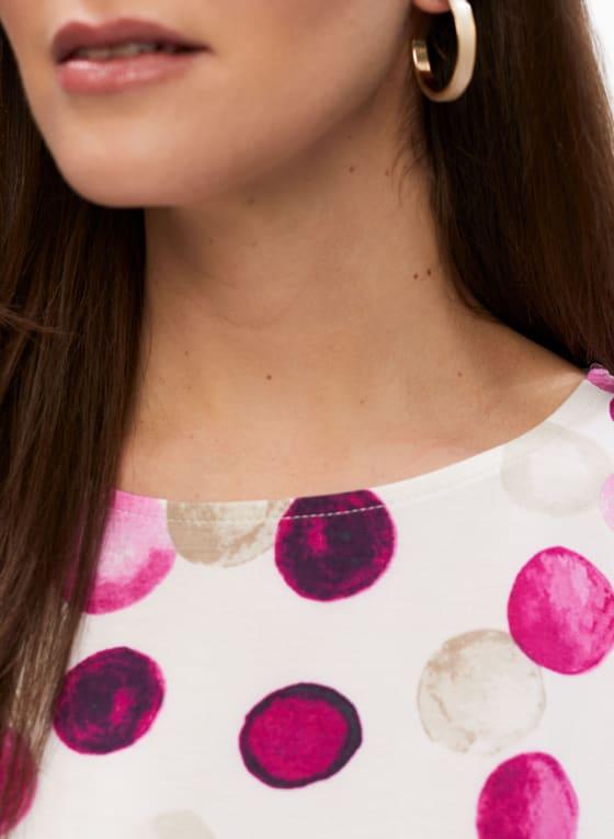 Polka Dot Print Top