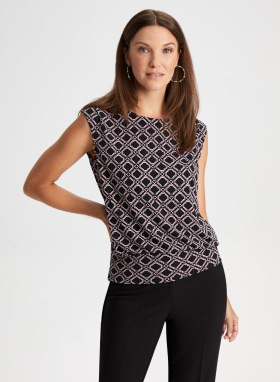 Geometric Print Top