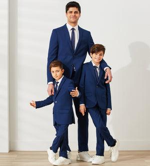 Boys Solid Suit Pants