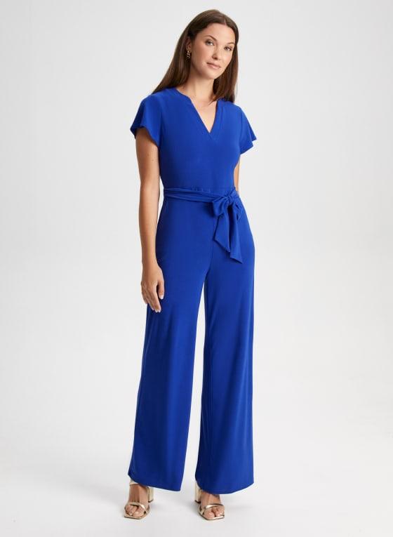 Wide Leg V-Neck Jumpsuit