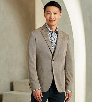 Modern Fit Knit Sport Jacket