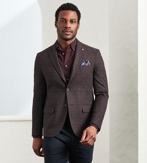 Modern Fit Woven Check Sport Jacket