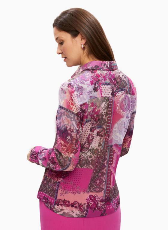 Paisley Patchwork Print Blouse