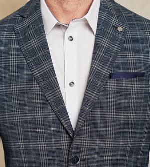 Modern Fit Woven Check Sport Jacket