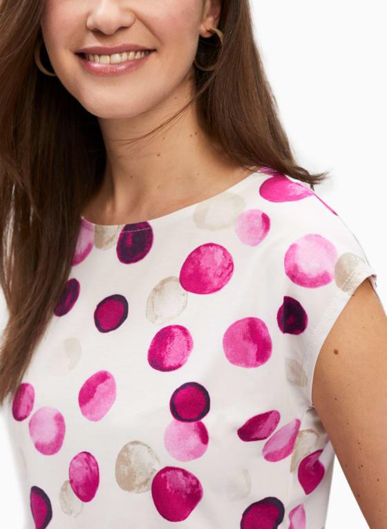 Polka Dot Print Top