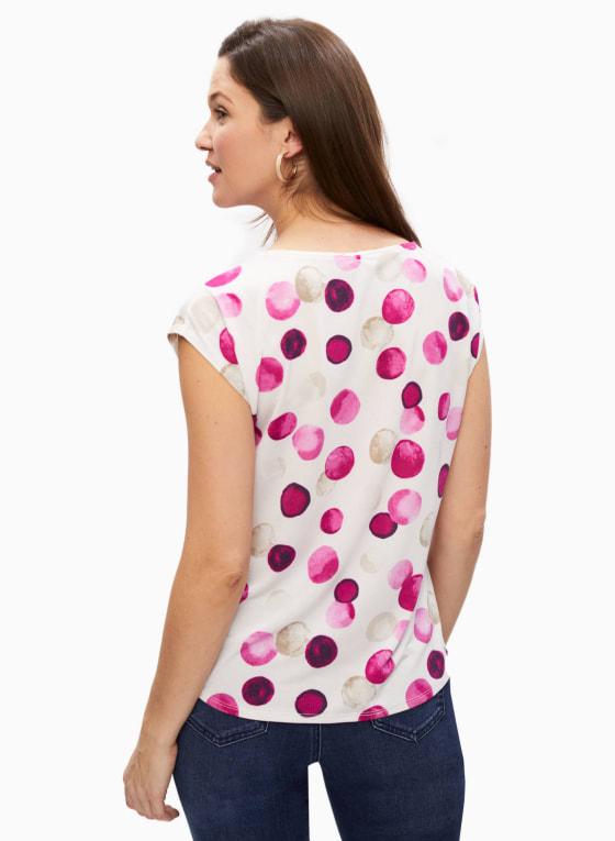 Polka Dot Print Top