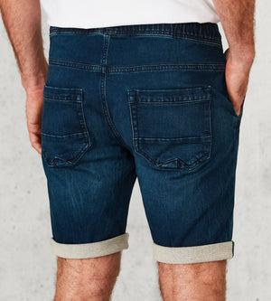 Modern Fit Pull-On Stretch Denim Shorts