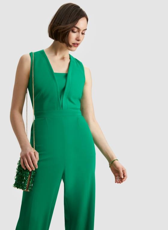 Sleeveless Wide Leg Jumpsuit