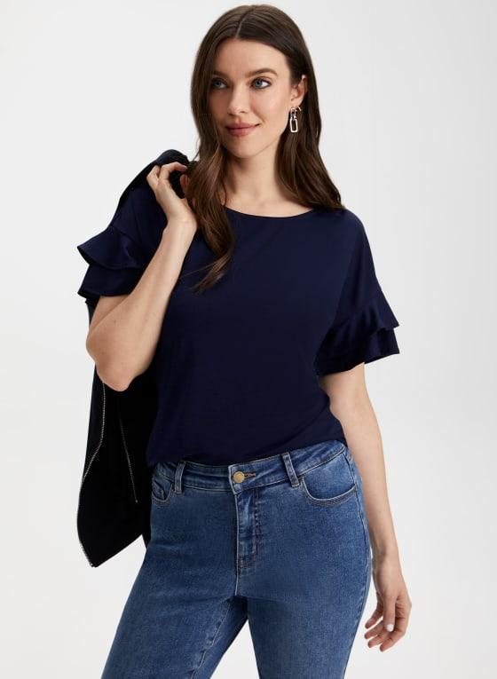 Ruffle Sleeve Top