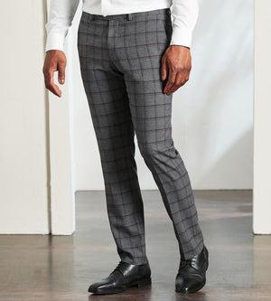 Slim Fit Stretch Check Suit Separate Pants