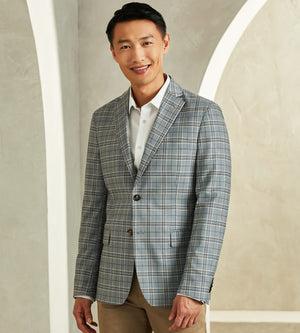 Modern Fit Woven Check Sport Jacket