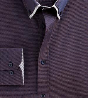 Modern Fit Non-Iron Double-Collar Dress Shirt