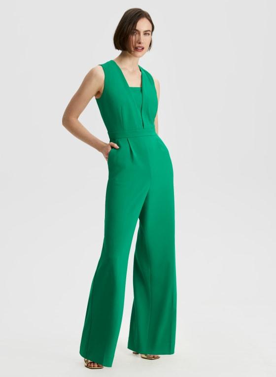 Sleeveless Wide Leg Jumpsuit