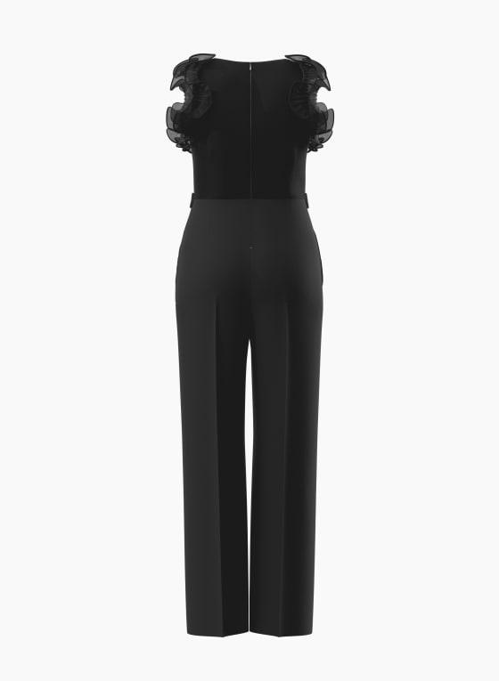 Organza Ruffle Detail Jumpsuit