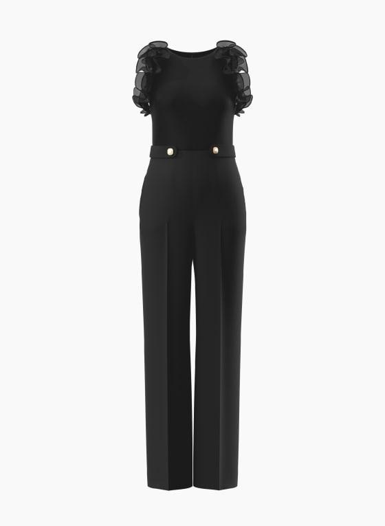 Organza Ruffle Detail Jumpsuit