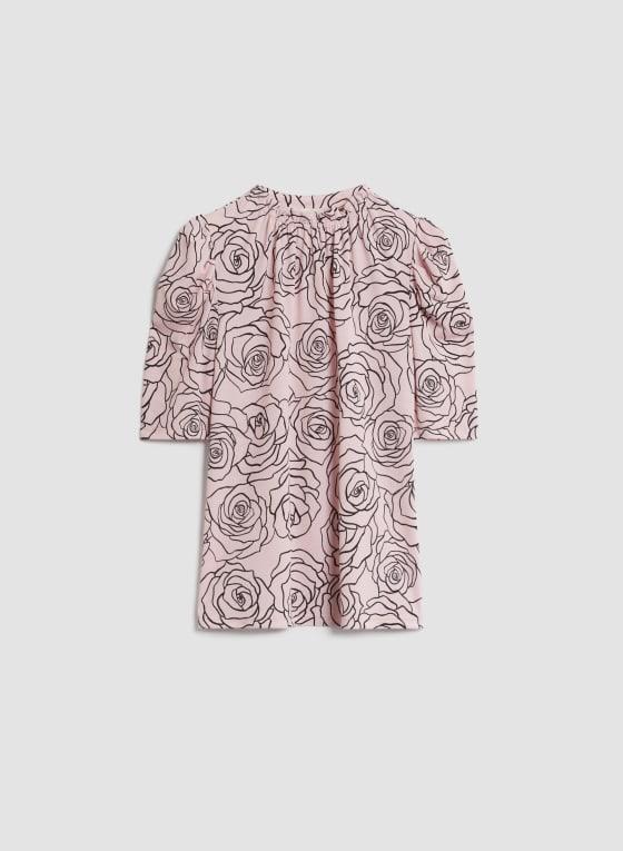 Rose Print Top