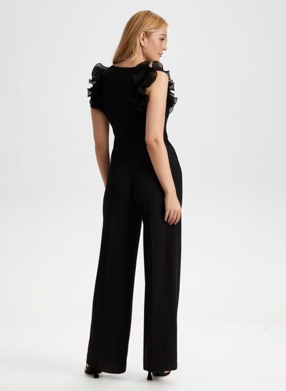 Organza Ruffle Detail Jumpsuit