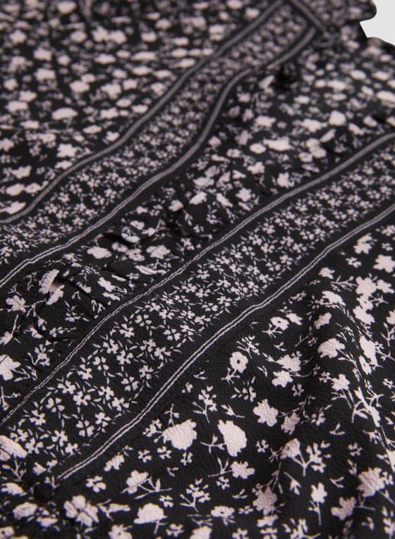 Floral Print Tiered Dress