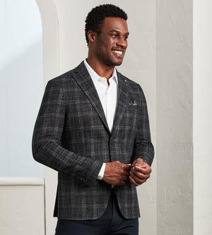 Modern Fit Woven Check Sport Jacket