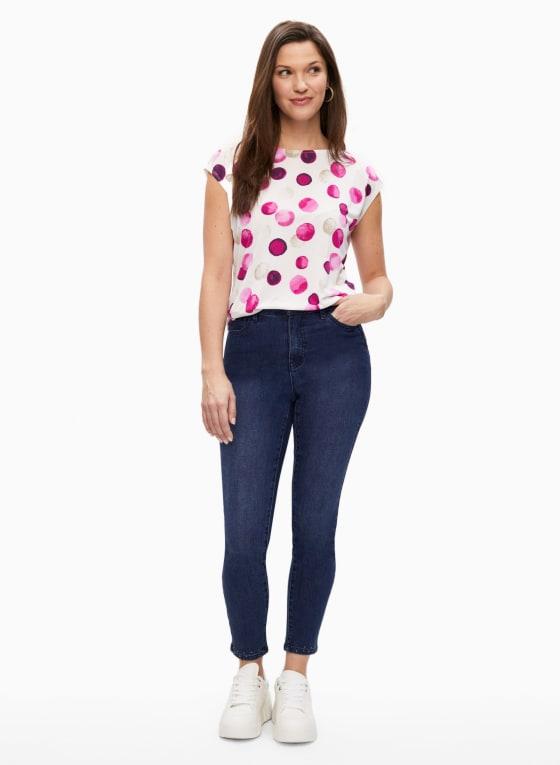 Polka Dot Print Top