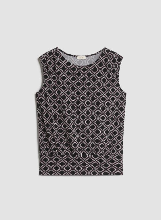 Geometric Print Top