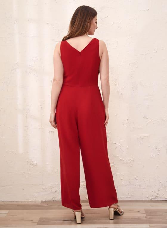 Twist Detail Wide Leg Jumpsuit